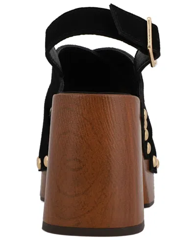 Mia Eudora Platform Sandal In Black
