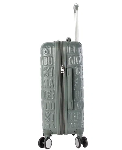 Steve Madden Hardside Small Expandable Spinner In Green