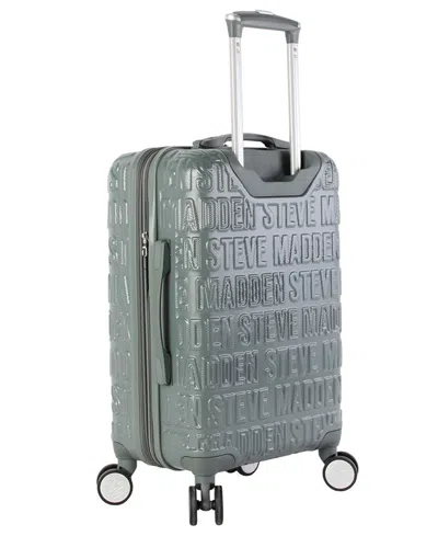 Steve Madden Hardside Small Expandable Spinner In Green