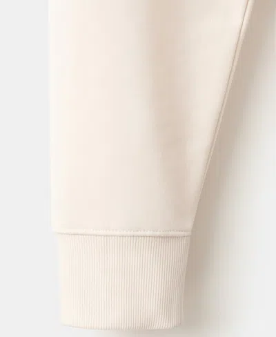 Mango Men's Cotton Regular-fit Sweatshirt In Sand