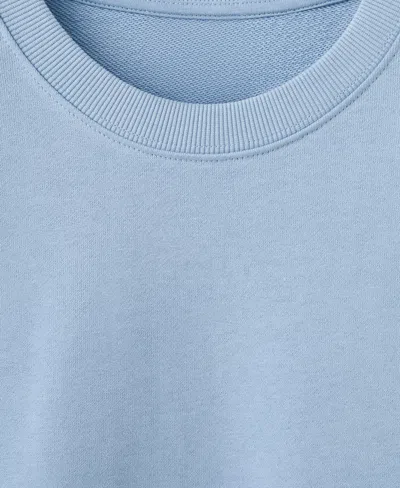 Mango Men's Cotton Regular-fit Sweatshirt In Blue