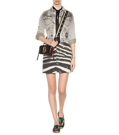 Marc Jacobs Sienna Embellished Appliquéd Canvas Espadrilles In Llack Multi