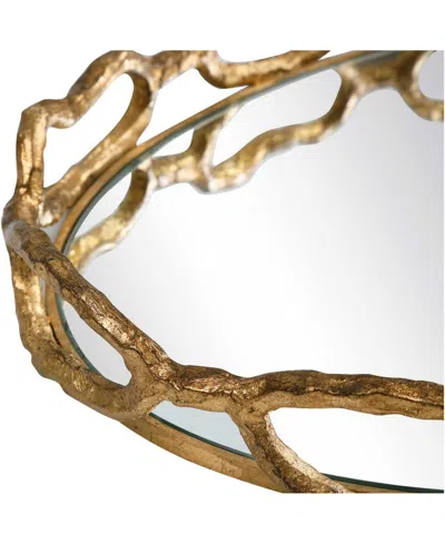 Uttermost Cable Chain Tray In Silver