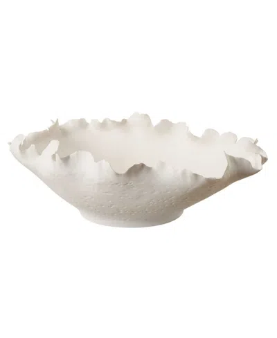 Uttermost Blossom Bowl In White
