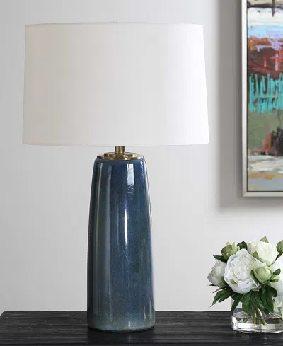 Uttermost Submerged Table Lamp In Blue
