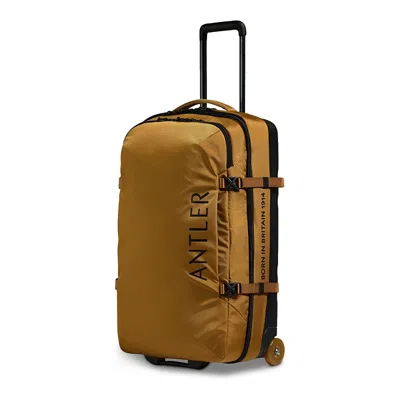 Antler Womens Mustard A Discovery Woven Backpack 45l In Gold