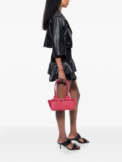 Stand Studio Piper Cropped Leather Jacket In Black