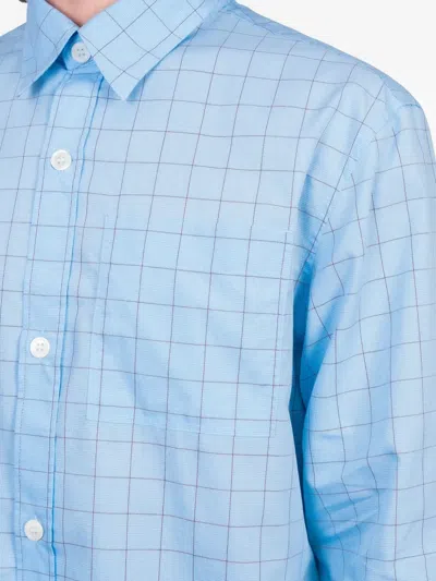 Another Aspect Checked Shirt In Blue