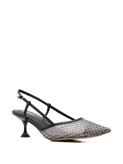 Lola Cruz Ruby Slingback Pumps In Black