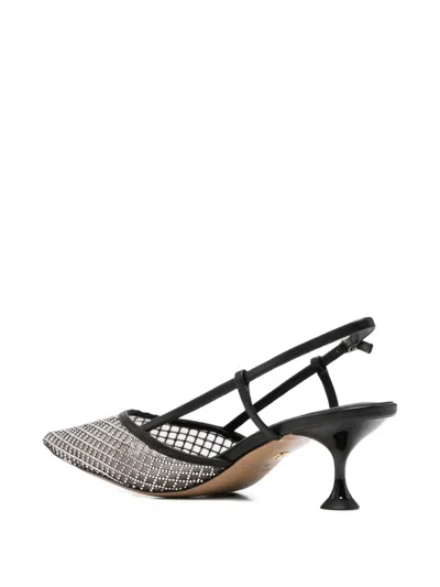 Lola Cruz Ruby Slingback Pumps In Black