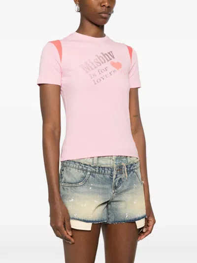 Misbhv Printed T-shirt In Pink
