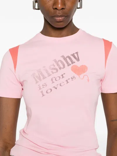 Misbhv Printed T-shirt In Pink