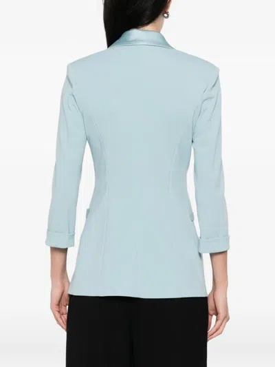 Imperial Double-breasted Blazer In Blue