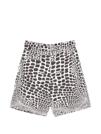 Stussy Patterned Shorts In Black
