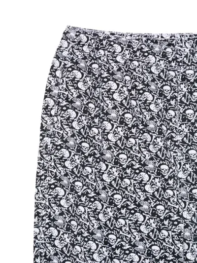 Stussy Skull-pattern Trousers In Black