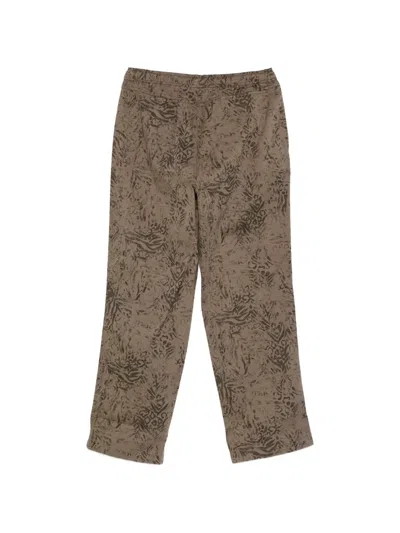 Stussy Patterned Trousers In Neutral