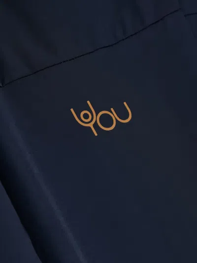 Live Logo-print Jacket In Blue