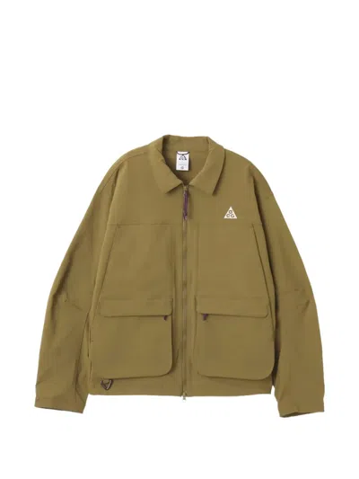 Nike Uv Smith Summit Canvas Cargo Jacket In Brown