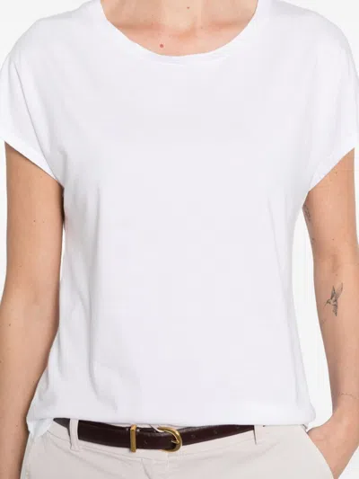 Base Cotton Blend T-shirt In Gray