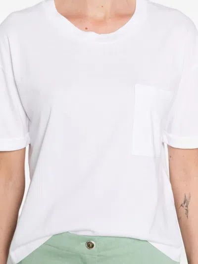 Base Cotton Blend T-shirt In Gray