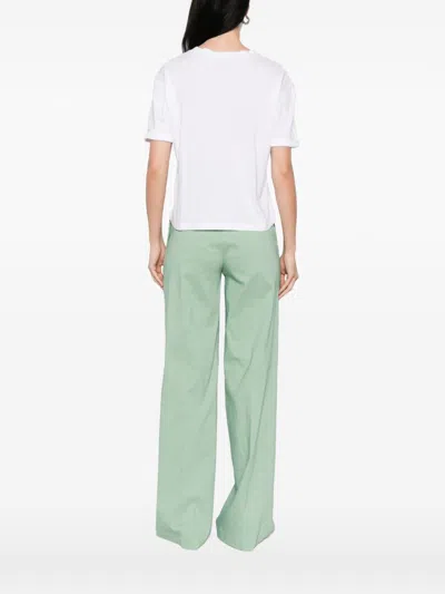 Base Cotton Blend T-shirt In Gray