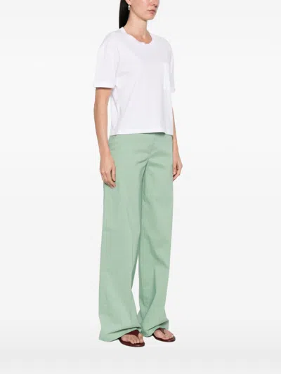 Base Cotton Blend T-shirt In Gray