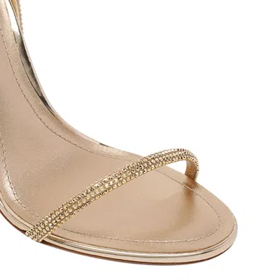René Caovilla Ellabrita Embellished-strap Heeled Sandals In Gold