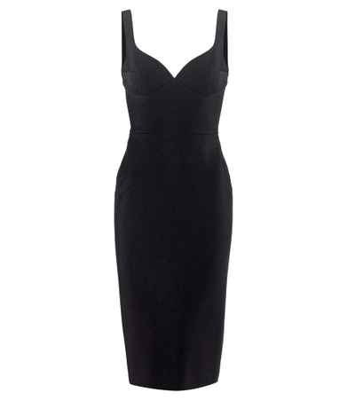 Victoria Beckham Stretch Dress In Eavy