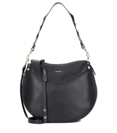 Shop Jimmy Choo Artie Leather Shoulder Bag