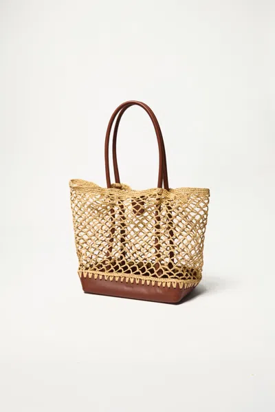 Simkhai Caspian Raffia Tote Bag
