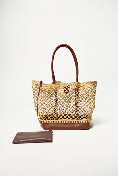 Simkhai Caspian Raffia Tote Bag