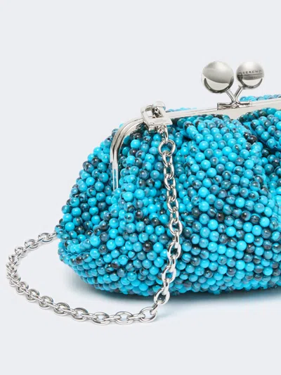 Weekend Max Mara Pasticcino Shoulder Bag In Blue