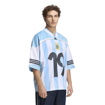 Adidas Originals Mens Adidas Bringback Remixed Argentina Jersey In Blue/white