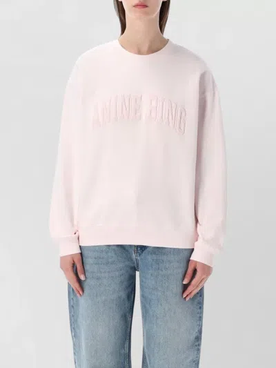 Anine Bing Spencer Sweatshirt In Pink