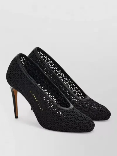 Ferragamo With Heel Blacks And Greys In Black