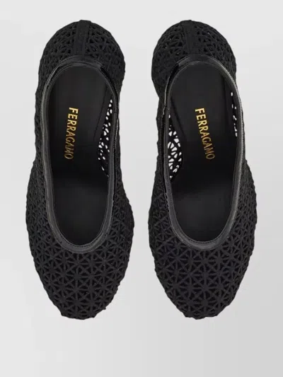 Ferragamo With Heel Blacks And Greys In Black