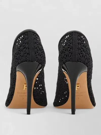 Ferragamo With Heel Blacks And Greys In Black