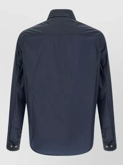 Moncler Ripstop Shirt In Blue
