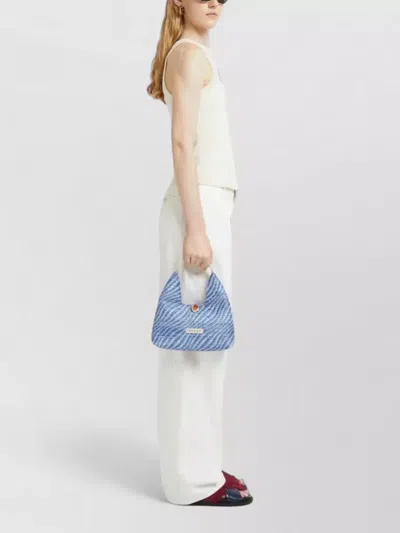 Marni Top Handle Mini Tote Wave Pattern