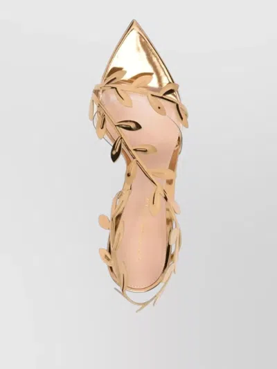 Gianvito Rossi Crystal Branch Slingback Cocktail Sandals In Multi