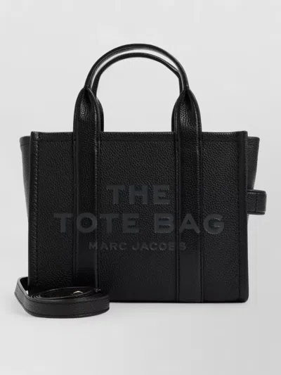 Marc Jacobs Black Calf Leather Bos Taurus Handbag In Yellow