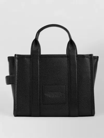 Marc Jacobs Black Calf Leather Bos Taurus Handbag In Yellow