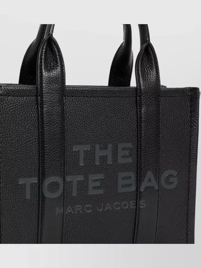 Marc Jacobs Black Calf Leather Bos Taurus Handbag In Yellow
