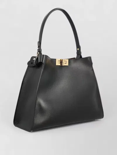 Fendi Structured Tote Bag Top Handle Hardware