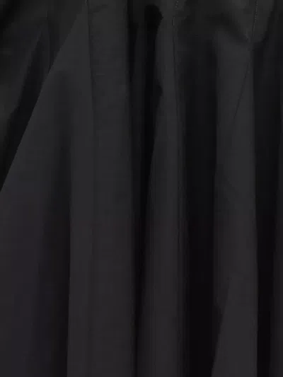 Jacquemus Courte Asymmetric Cotton-blend Crepon Halterneck Dress In Black