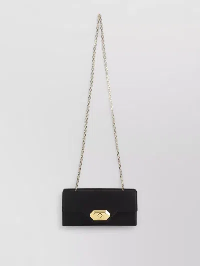 Lanvin Black Solid Clutch