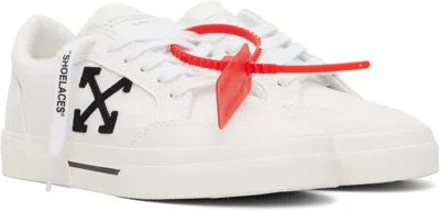 Off-white White Vulcanized Low Sneakers In White