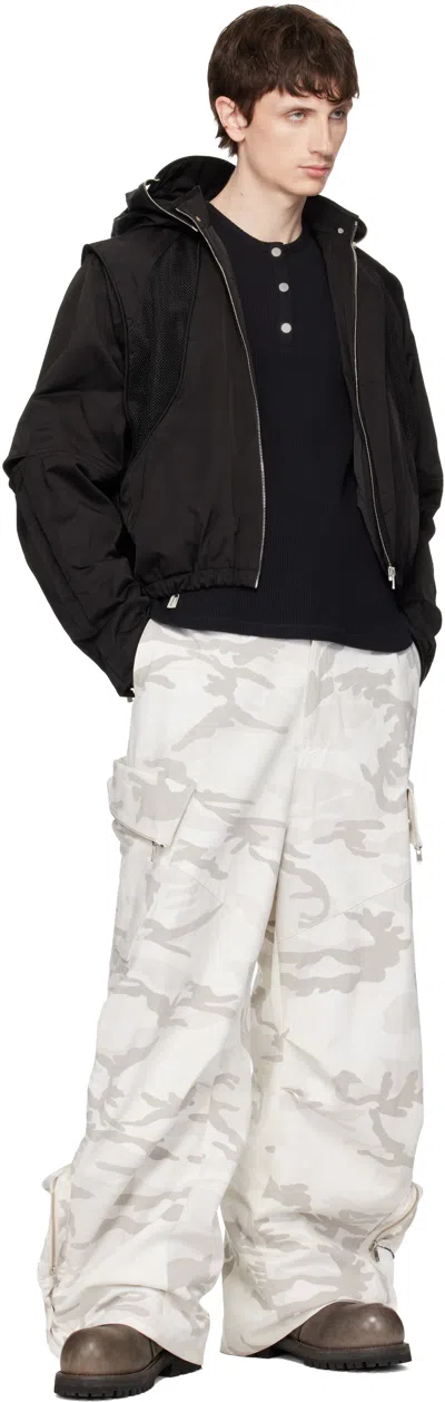 Fffpostalservice Off-white Engineer Cargo Pants In Neutral