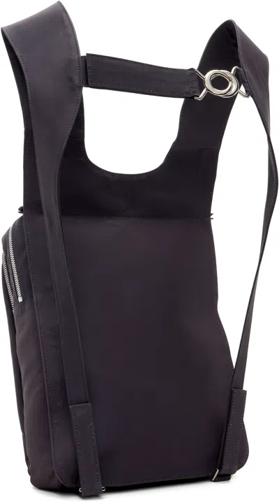 Fffpostalservice Purple Pod Backpack In Purple