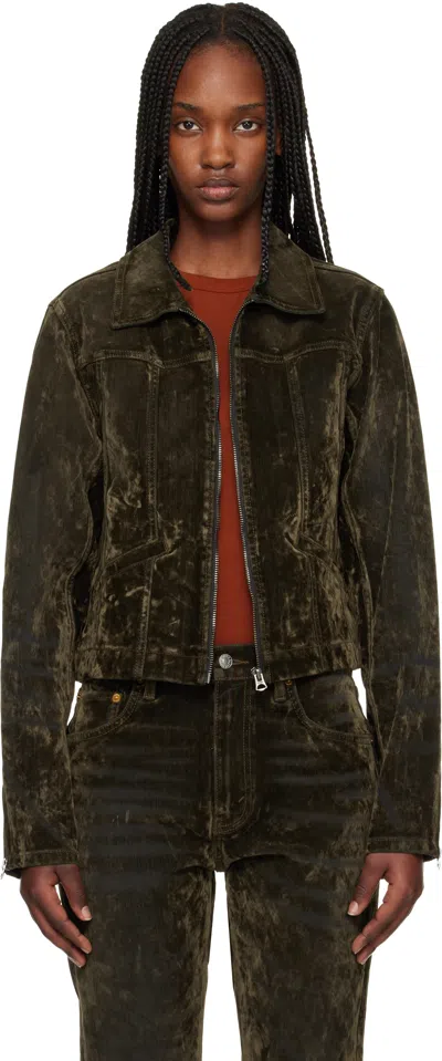 Re/done Slim Zip Denim Jacket